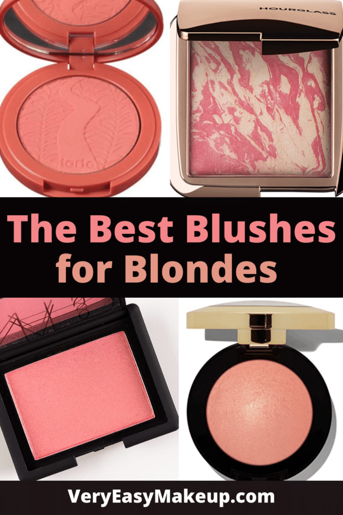 The Best Blushes for Blondes and Drugstore Blushes by Very Easy Makeup