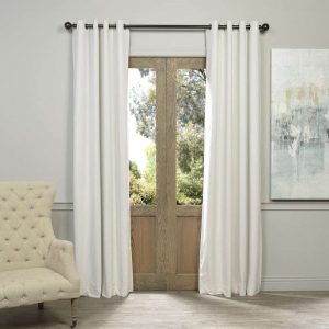 Black out curtains to block light and sleep better at night