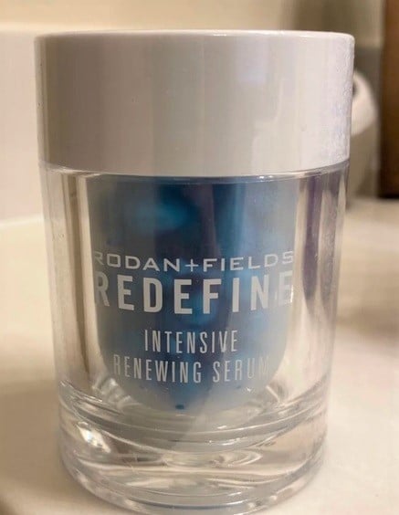Capsules: The Redefine Intensive Renewing Serum by Rodan and Fields comes in small blue capsules that makes it easy to apply the right amount