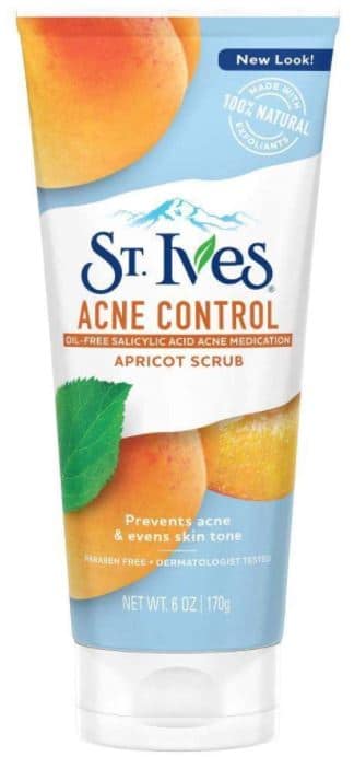 best drugstore face cleanser for acne by St. Ives