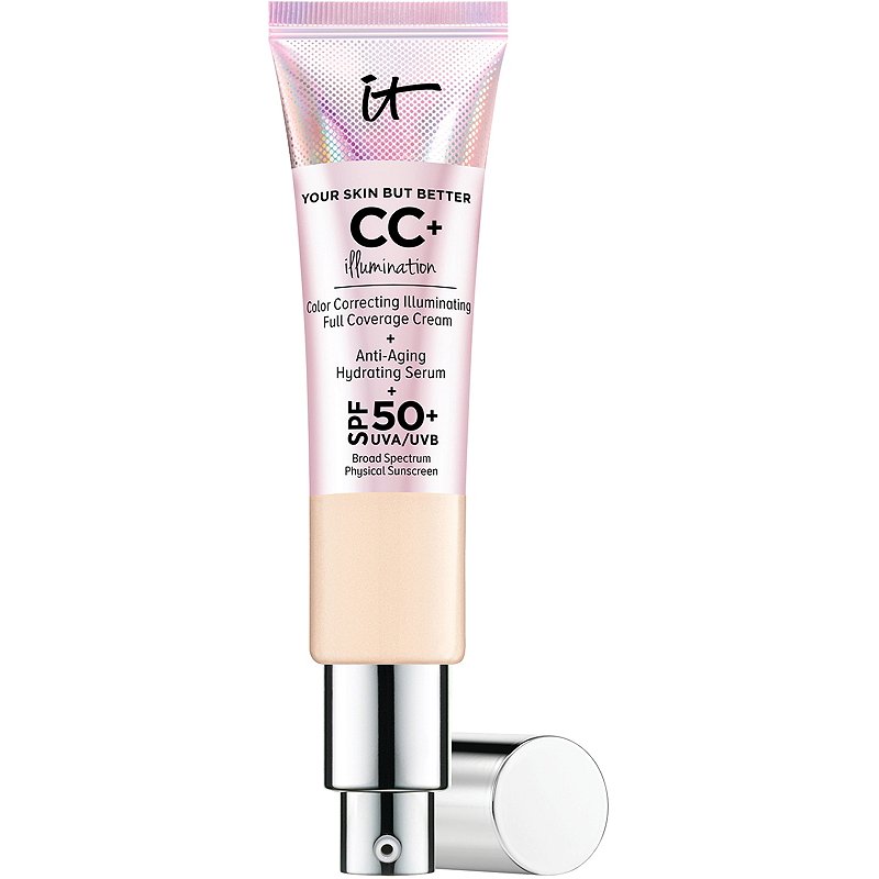 IT Cosmetics CC Cream with SPF 50 is one of the top tinted moisturizers with SPF and sunscreen