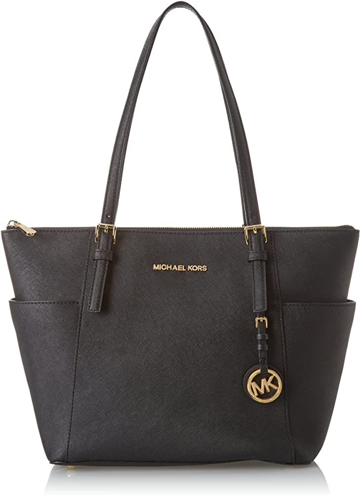 Michael Kors Women's Jet Set Item East/West Trapeze affordable, designer Tote for work and laptop