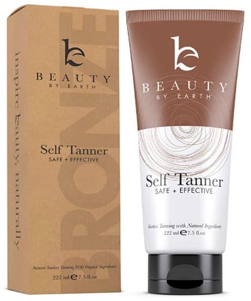 Beauty by Earth Self Tanner for Pale and Fair Skin