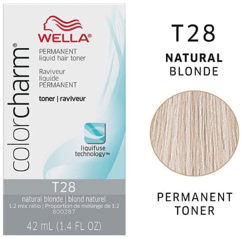 Wella T28 natural blonde packaging
