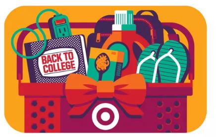 Target Gift card for her and for college students who need a care package