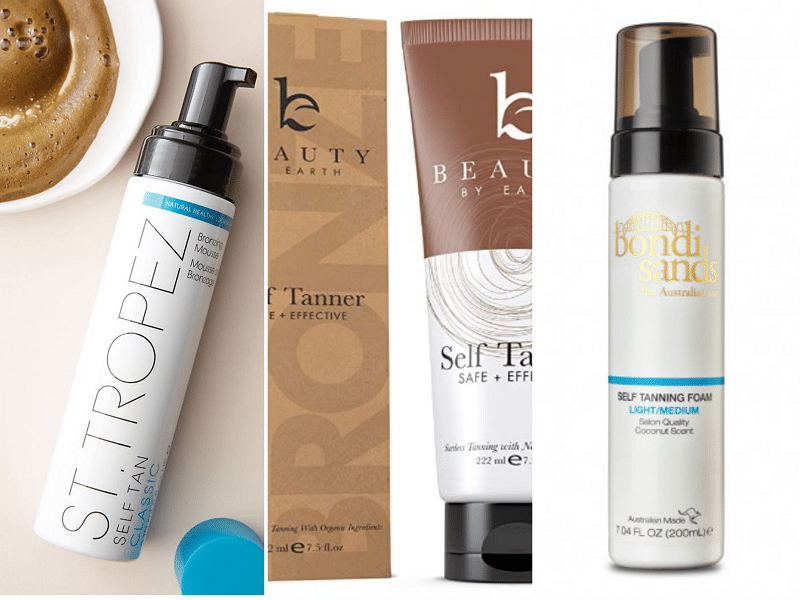 the 5 best self tanners for pale skin and fair skin by very easy makeup