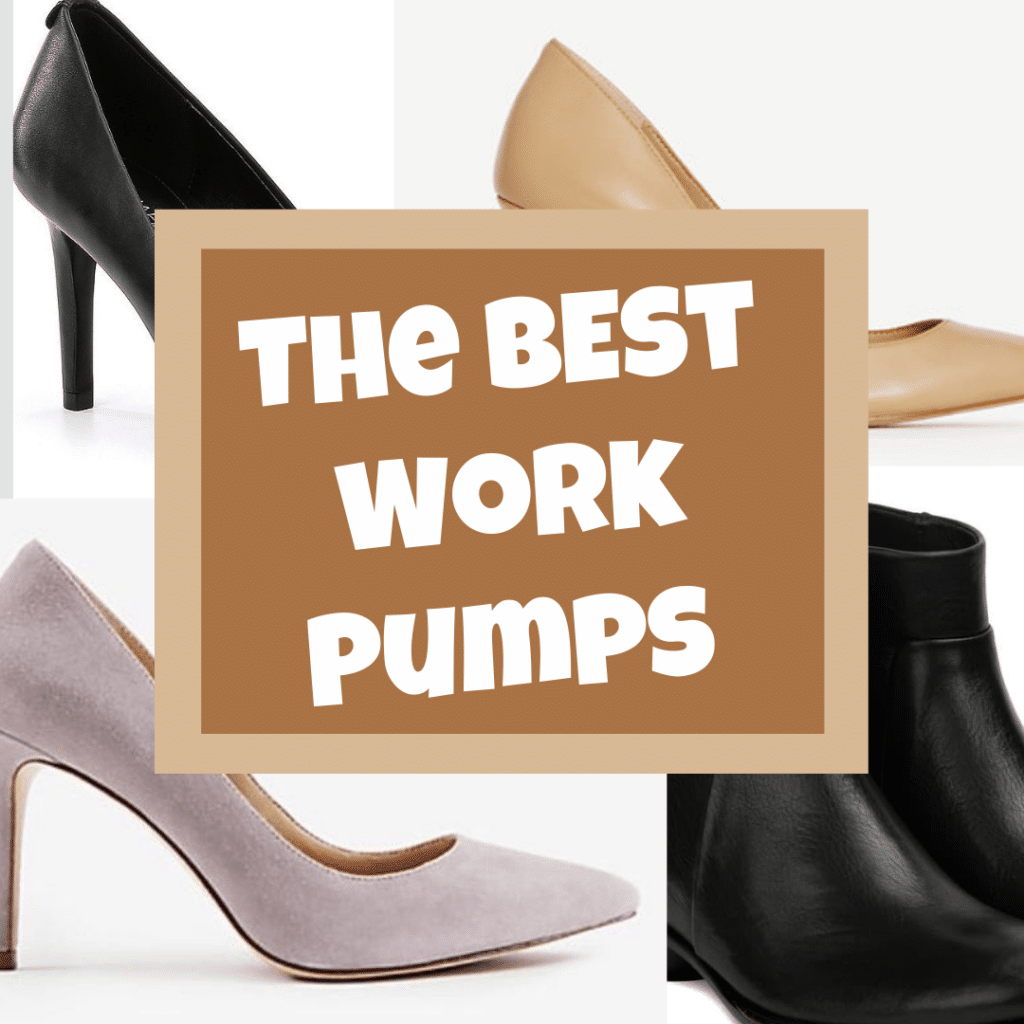 the best women's professional work shoes and work pumps recommended by Very Easy Makeup