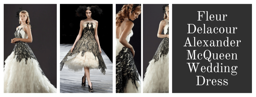 Alexander McQueen Wedding Dress compared to Fleur Delacour's Wedding Dress