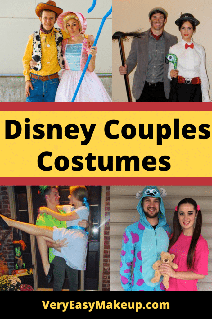 Disney couples costumes for Halloween and cute Disney Duo costume ideas and the best Disney costumes on Amazon for guys and girls