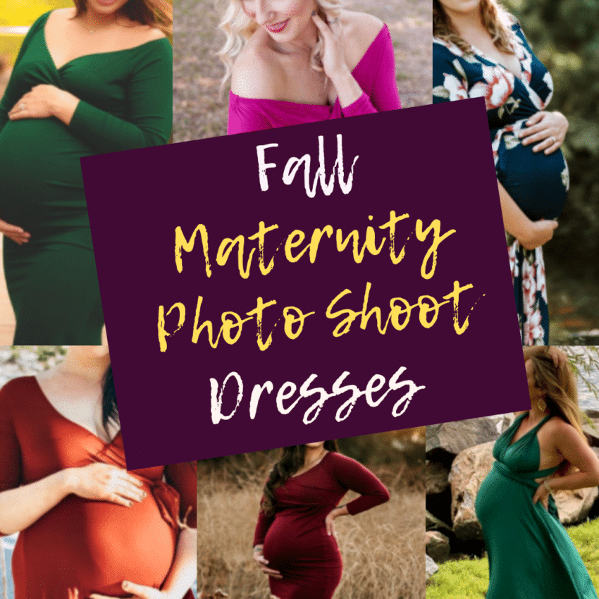 14 Maternity Fall Photoshoot Dresses and Ideas for 2022.