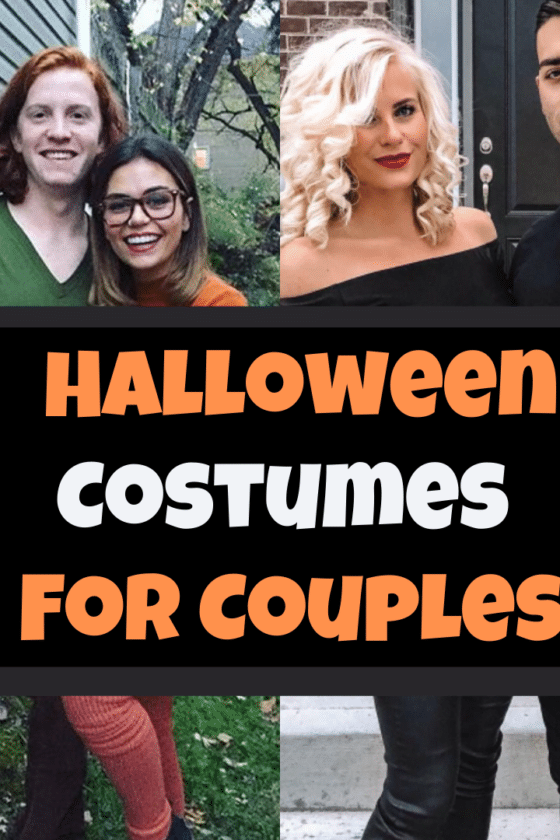 easy Halloween costumes for couples and cute Halloween costumes for couples and DIY Halloween costume ideas for adults