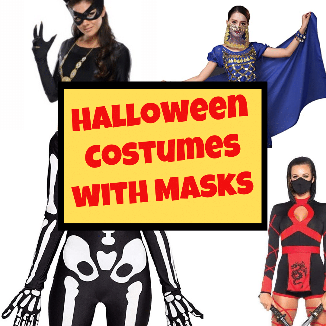 sexy and the best Halloween costumes with face masks for Halloween