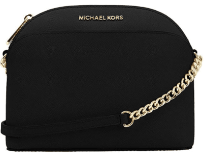 Michael Kors medium single cross body black purse with gold chain on Amazon to copy the look of the model in the ad for Stitch Fix fall 2020 fashion outfits and Stitch Fix fall 2020 outfit ideas