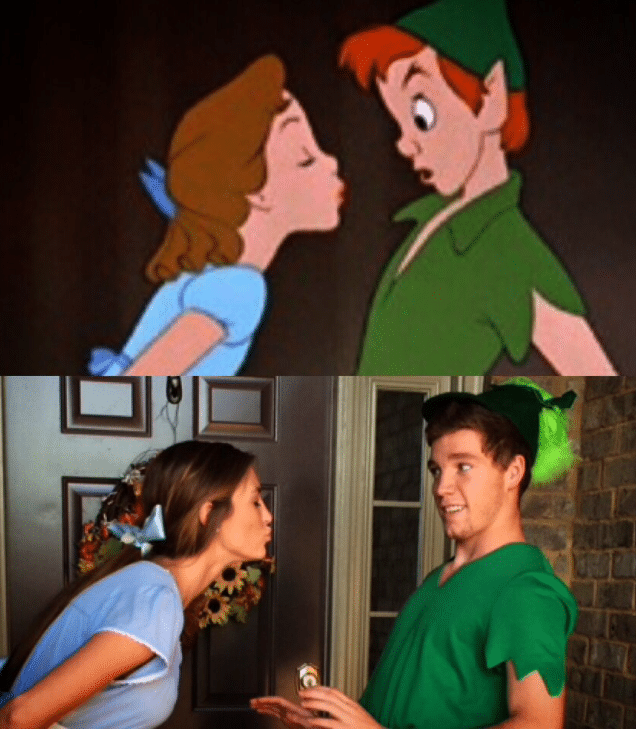 Peter Pan and Wendy Disney Halloween costume idea for couples