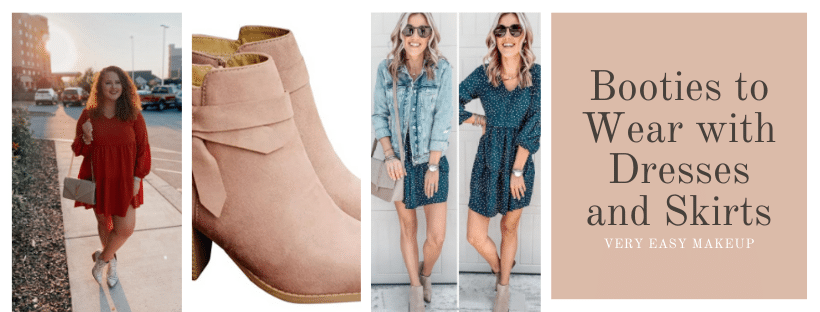 The best booties to wear with dresses and skirts for fall 2020 by Very Easy Makeup