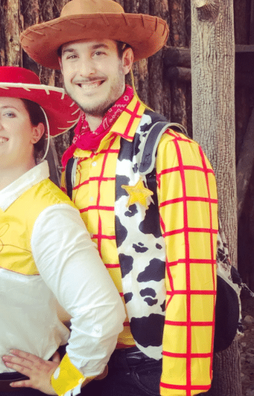 Woody Halloween Costume from Disney's Toy Story as a couple's costume idea