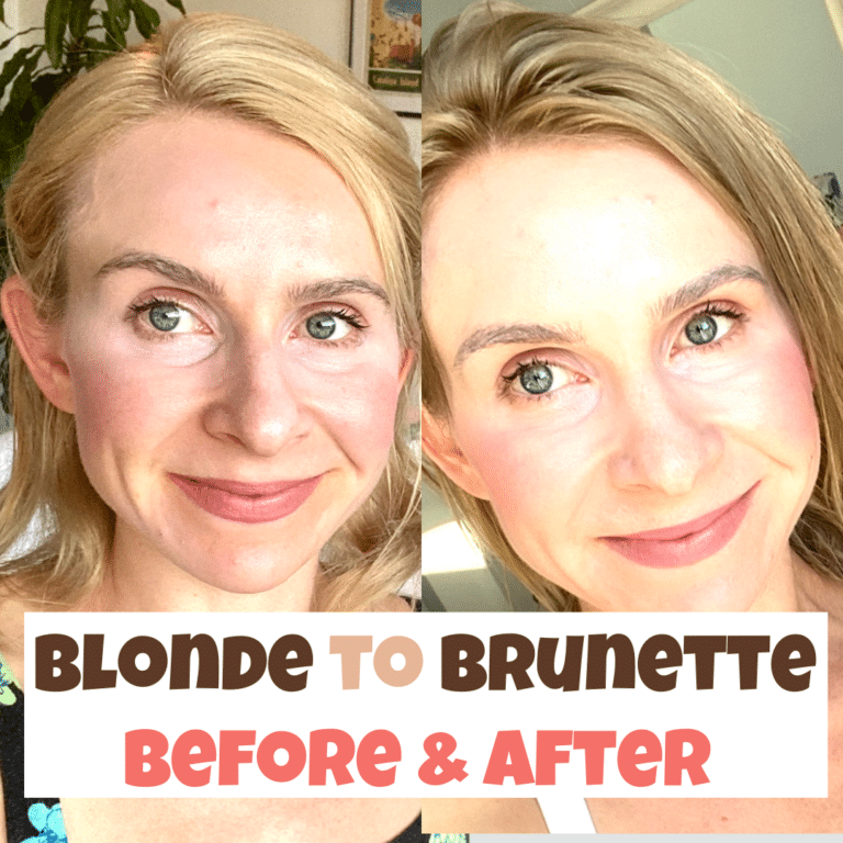 Blonde to Light Brown Hair | Easy Instructions with Before & After Pics