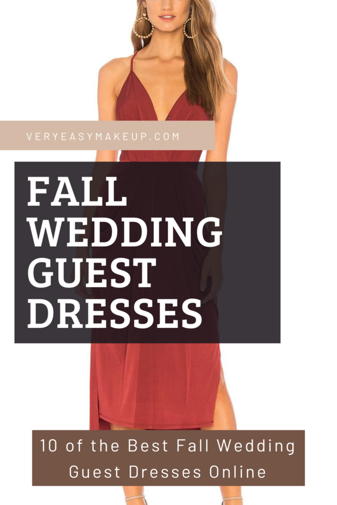 The 10 Best Fall Wedding Guest Dresses by Very Easy Makeup