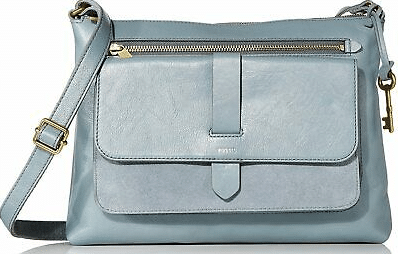 light blue or green cross-body medium size purse for fall and spring 2020