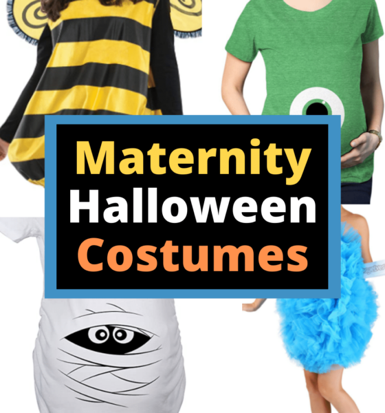 maternity Halloween costumes and Halloween costume ideas for pregnant women for Halloween 2020 from Very Easy Makeup