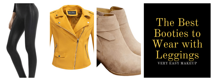 the best booties to wear with leggings and leather jackets for fall fashion and fall outfits