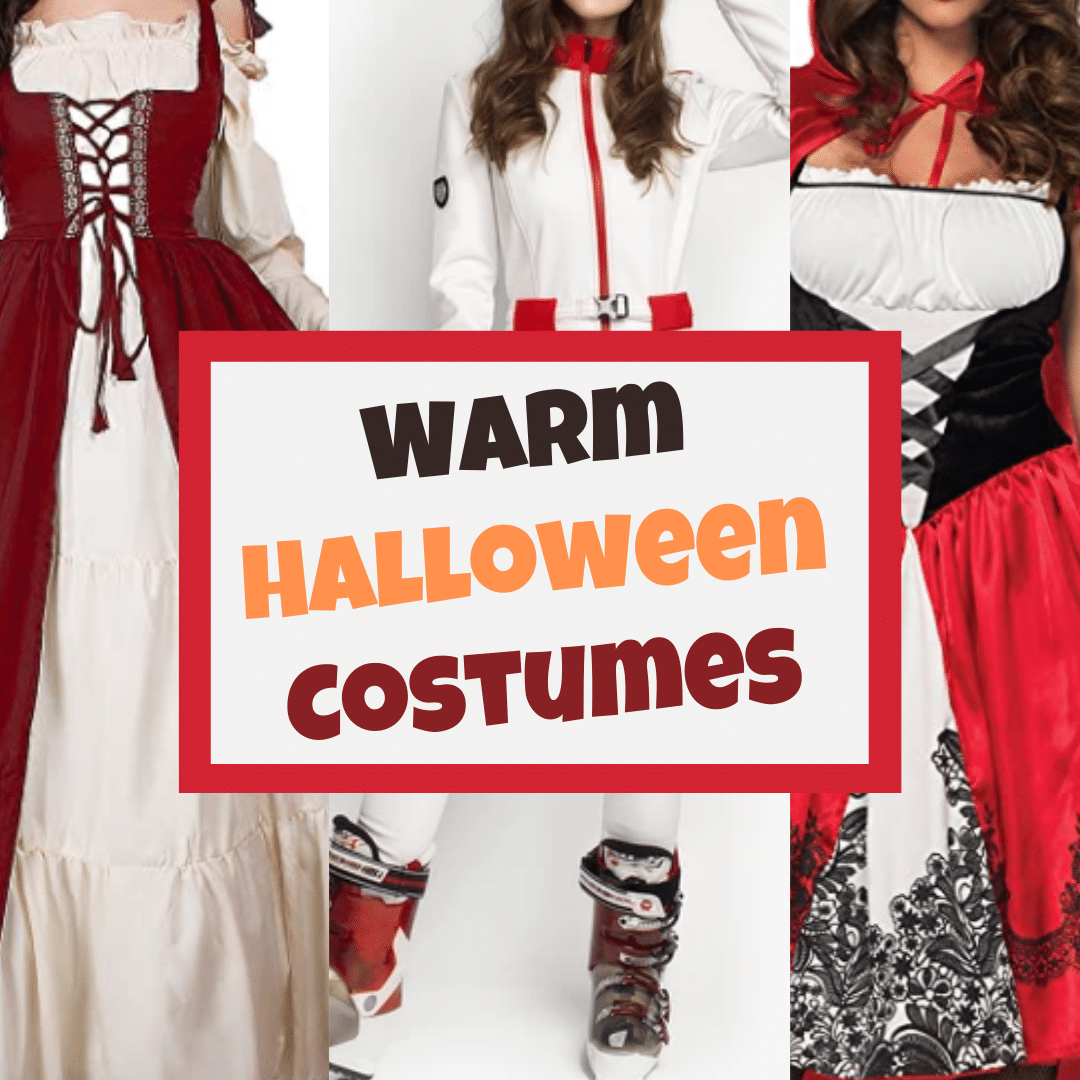 warm halloween costumes for women and warm costume ideas for Halloween 2020 that you can buy on Amazon