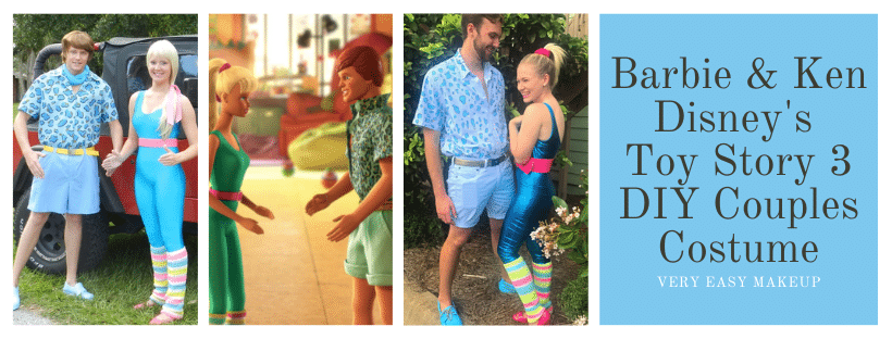 Barbie and Ken from Disney's Toy Story 3 costume ideas and DIY costume for couples that is creative and funny