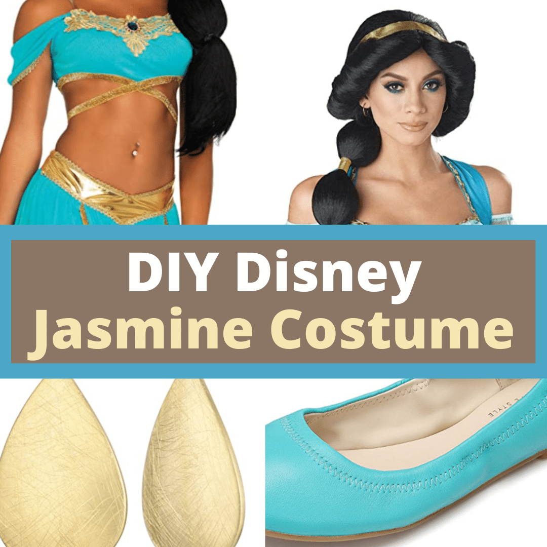 DIY Disney Princess Jasmine from Aladdin costume and Jasmine costume for women and adults online for cosplay and Halloween