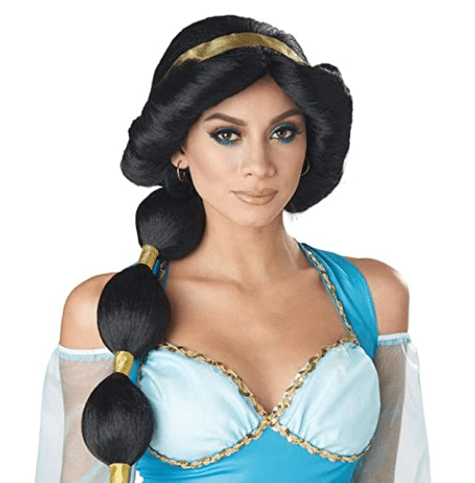 Disney Jasmine wig for Arabian princess costume and cosplay