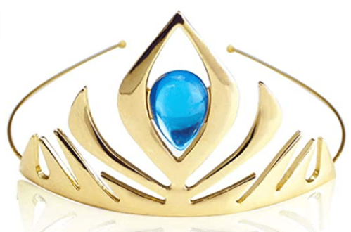 Disney Princess Jasmine crown and tiara with blue jewels for Halloween and cosplay