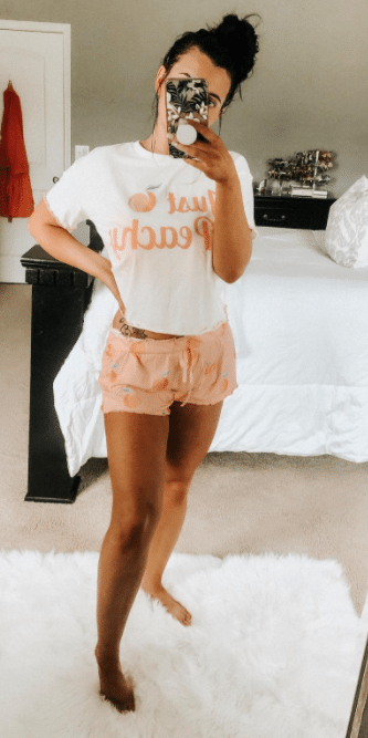 Just Peachy cute and comfortable women's pajama sets with shorts