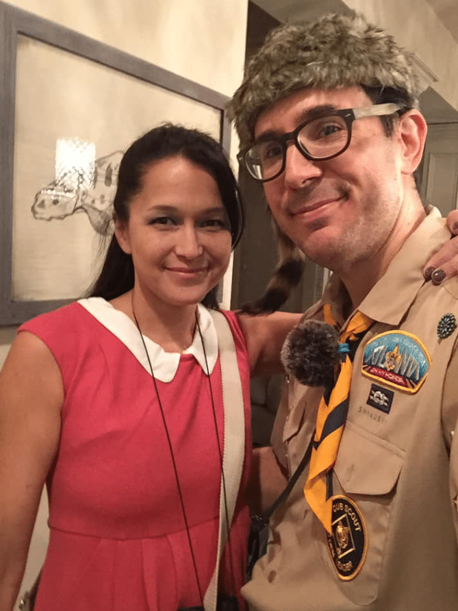 Sam and Suzy from Moonrise Kingdom as a couples creative and unique costume idea and DIY costumes for couples