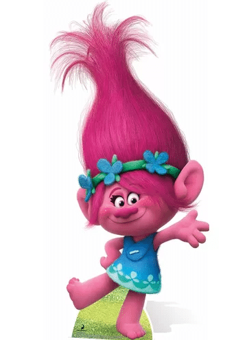 Princess Poppy from Trolls Halloween Costume Idea with Pink Hair
