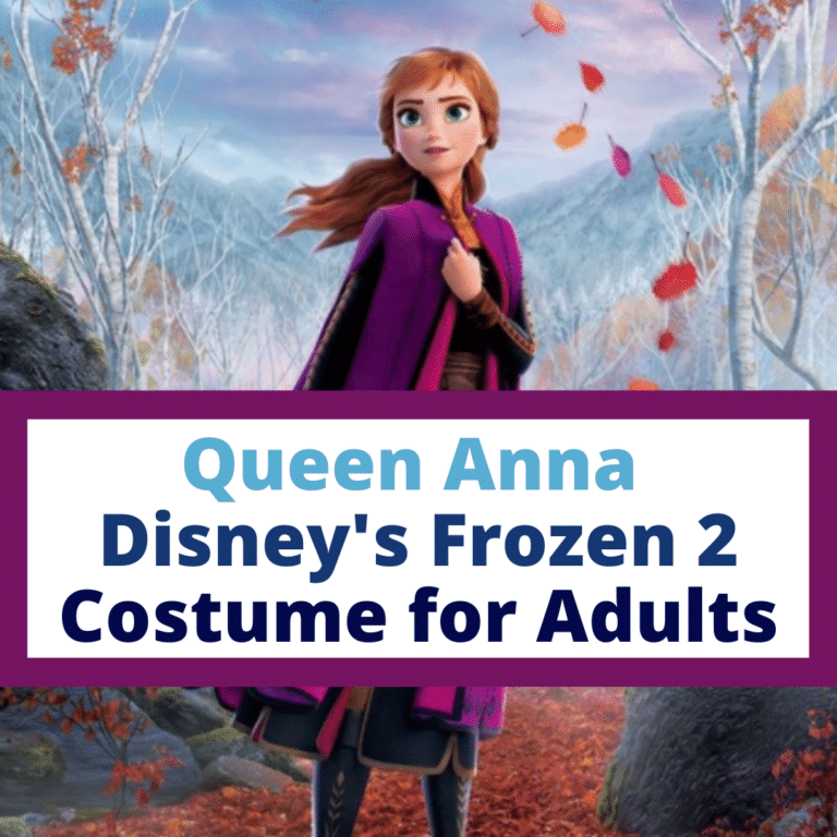 Queen Anna from Disney's Frozen 2 Costume for Adults and Queen Anna Frozen 2 dress and cape for sale online for Halloween and cosplay for adults and women
