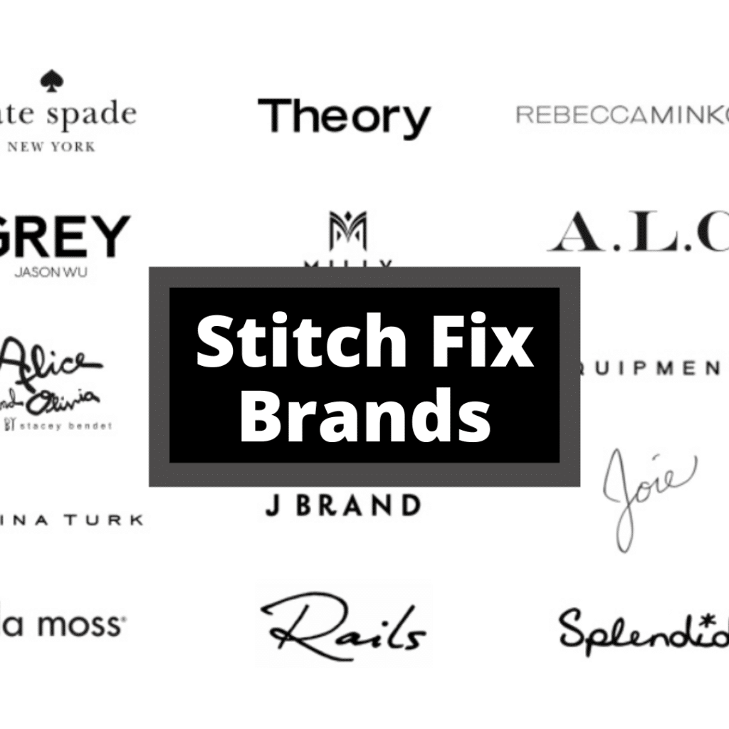 Stitch Fix brands list and Stitch Fix clothing brands.