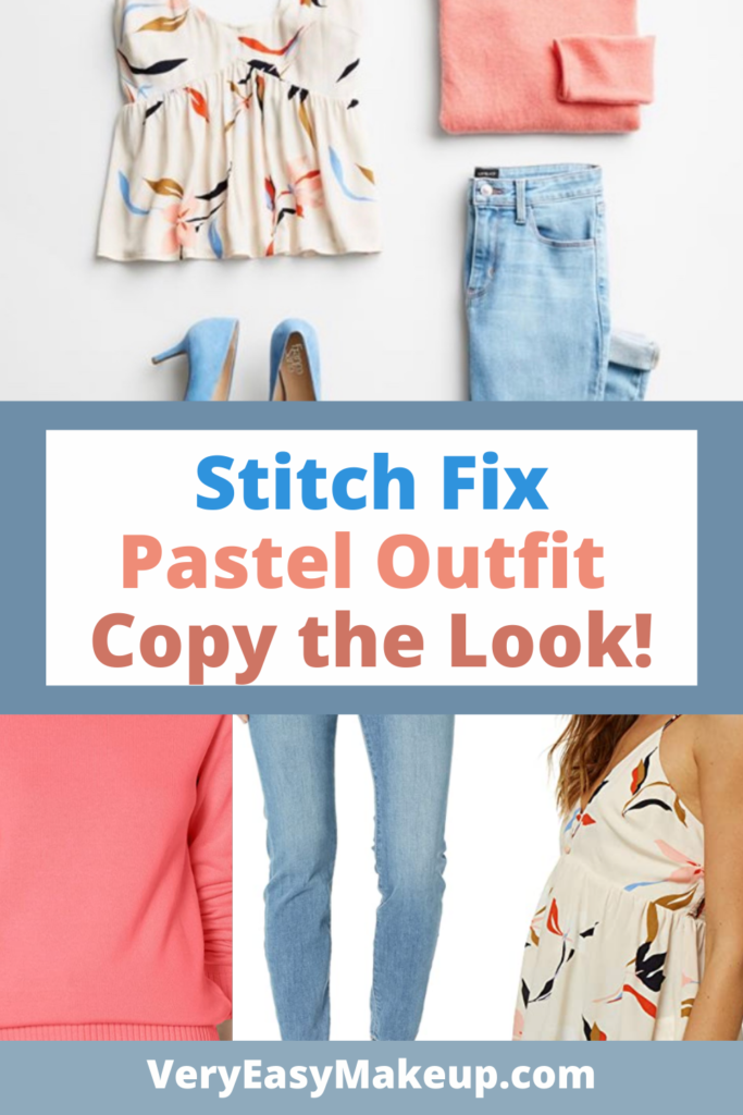 Stitch Fix Spring Pastel Outfit by Very Easy Makeup