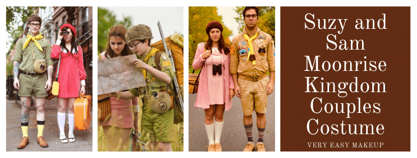 Suzy and Sam from Moonrise Kingdom creative DIY couples Halloween costume idea and unique couples costumes