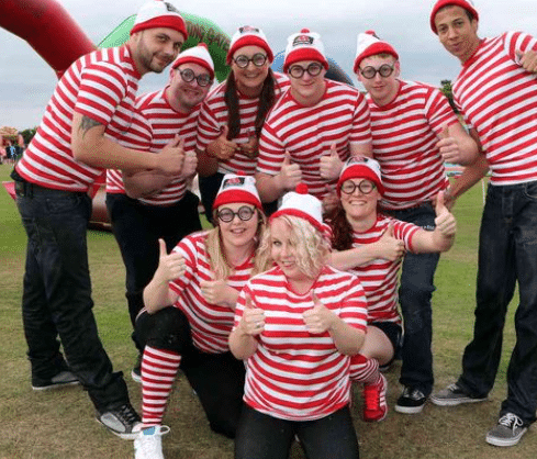 Where's Waldo Group Halloween Costume Idea for work and last minute DIY Halloween costume idea for coworkers