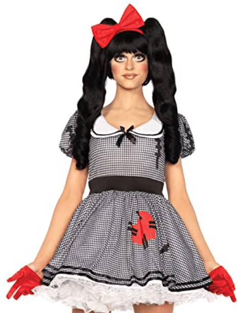 Wind Me Up Scary Dolly Costume for Halloween