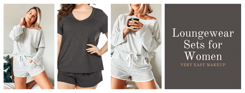 comfy loungewear sets shorts for women on Amazon from Very Easy Makeup
