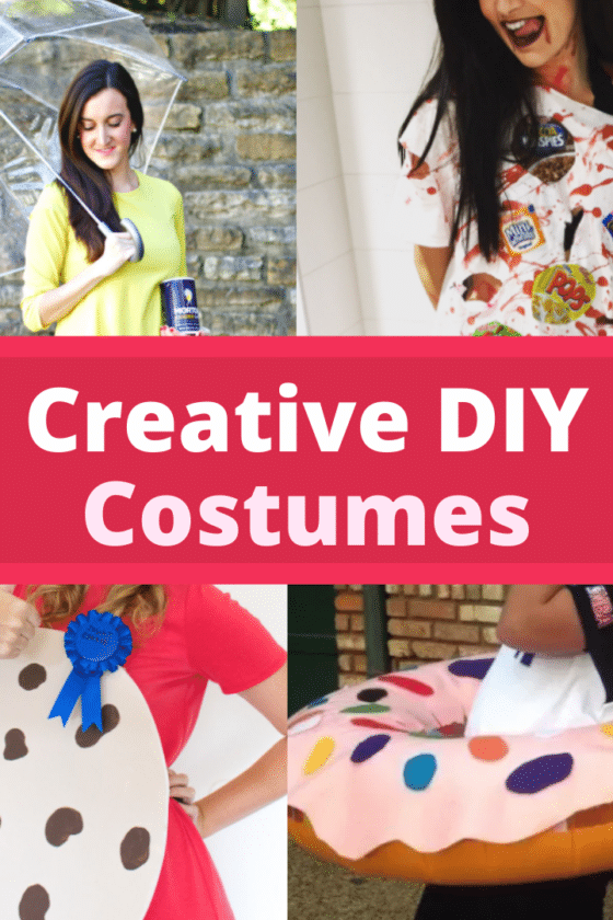 creative DIY Halloween costumes for adults and creative costume ideas for college students that are cheap, easy, and last minute costumes for Halloween