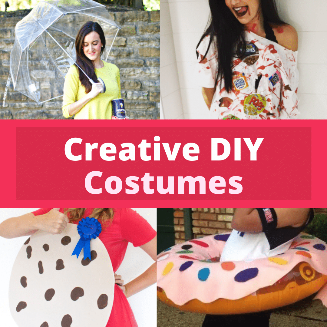 creative DIY Halloween costumes for adults and creative costume ideas for college students that are cheap, easy, and last minute costumes for Halloween by Very Easy Makeup