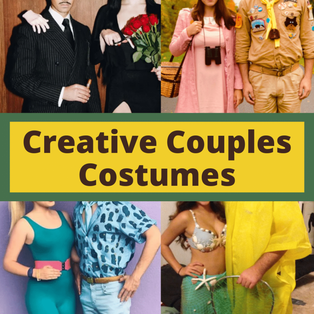 creative couples costumes and cheap, easy DIY costume ideas for couples for Halloween
