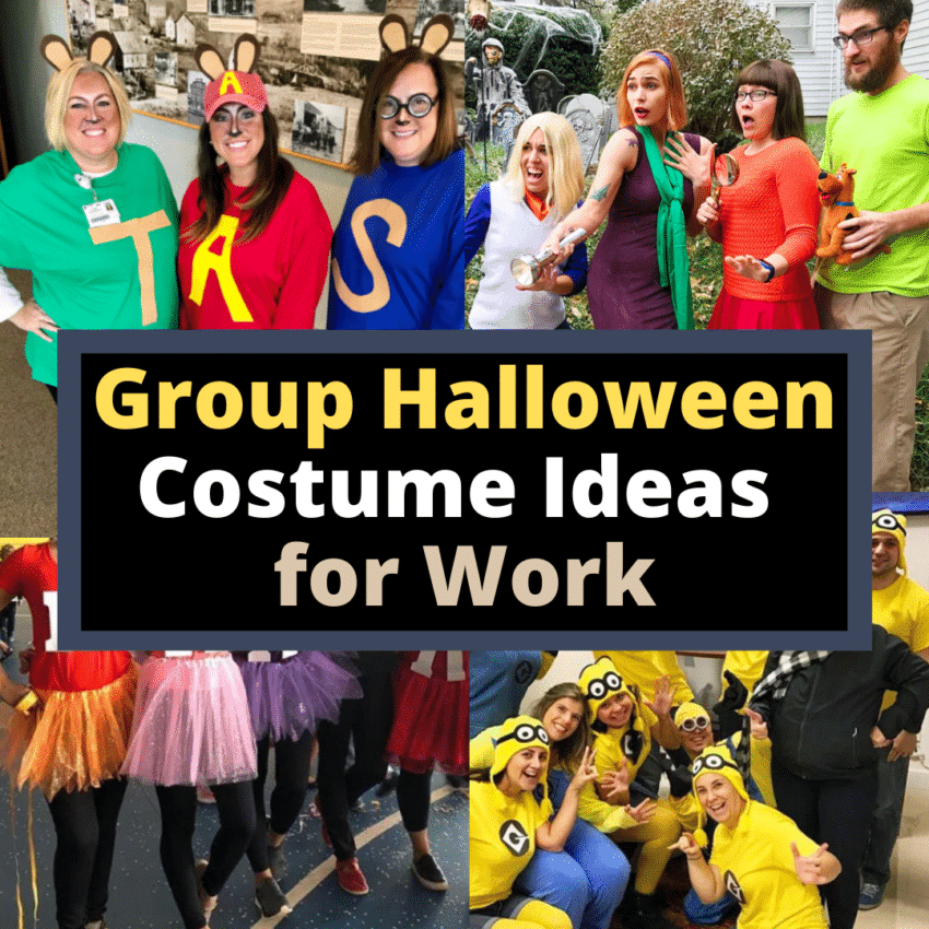 10 Easy DIY Group Halloween Costumes For Work 