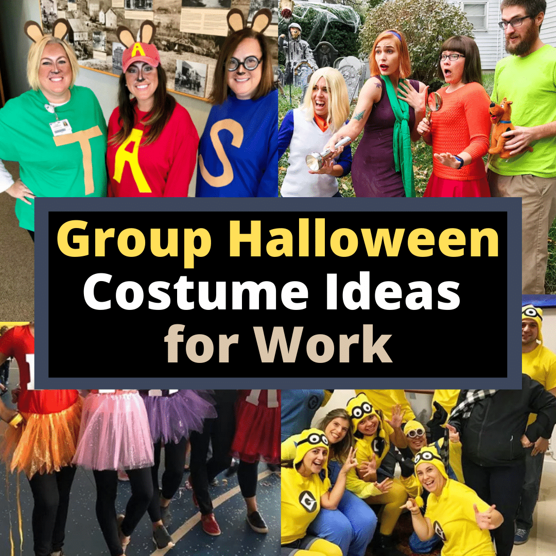 easy group Halloween costume ideas for work and DIY Halloween costumes for work