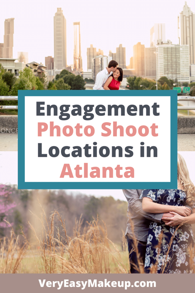 engagement photo shoot locations in Atlanta, GA and ideas for engagement picture locations