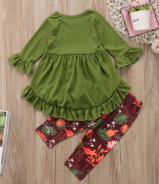 toddler girls Thanksgiving outfit and fall outfit