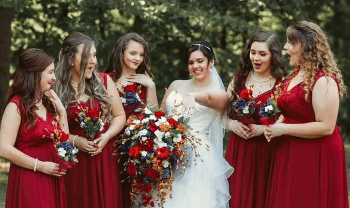 Best Burgundy Bridesmaid Dresses on Amazon