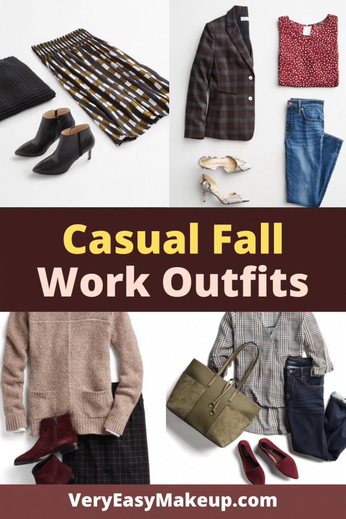 Casual Fall Work Outfits Inspired by Stitch Fix Fall Trends by Very Easy Makeup