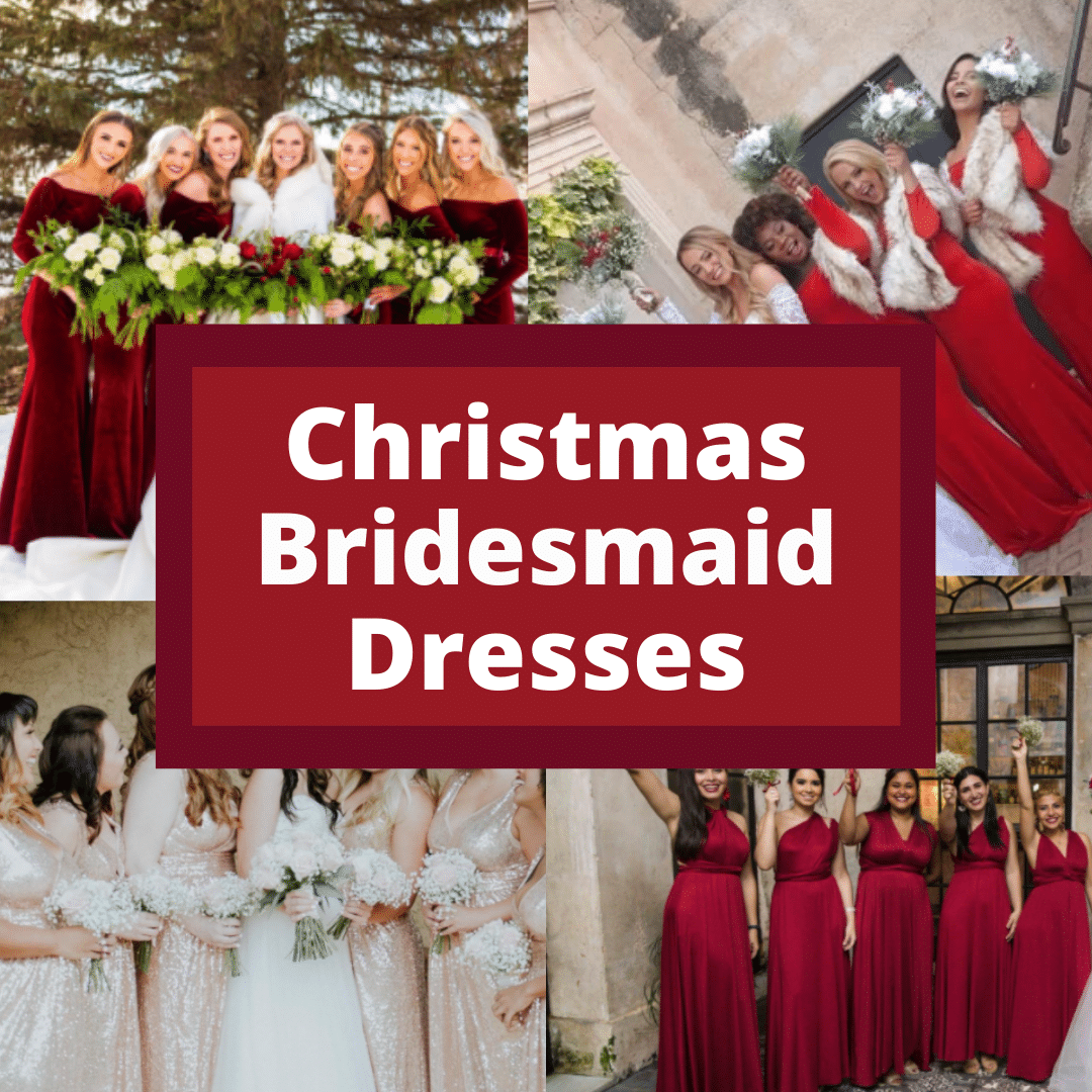 Christmas Bridesmaid Dresses
